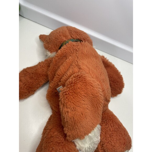 Harrods London Woodland Fox Plush 14” Cinnamon Fur Green Logo Bow soft - Picture 4 of 8